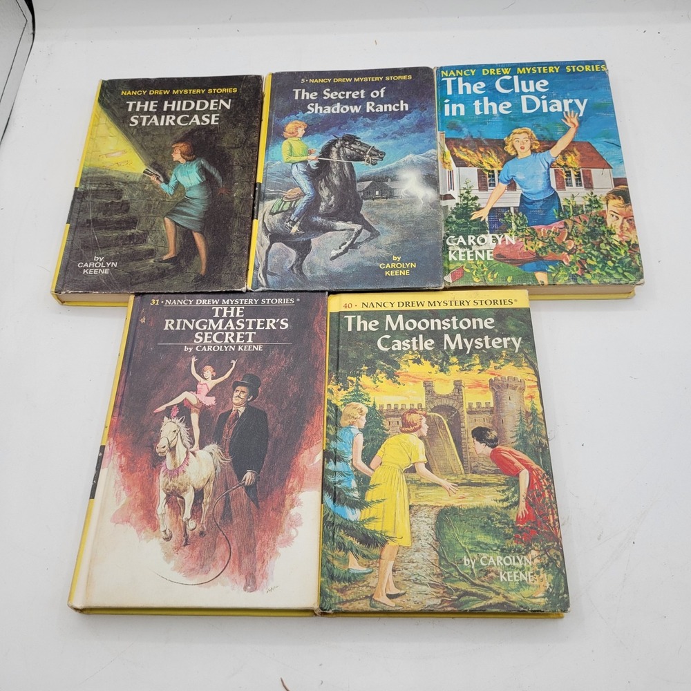 Nancy‎ Drew Mysteries Lot Of 5 Hardcovers